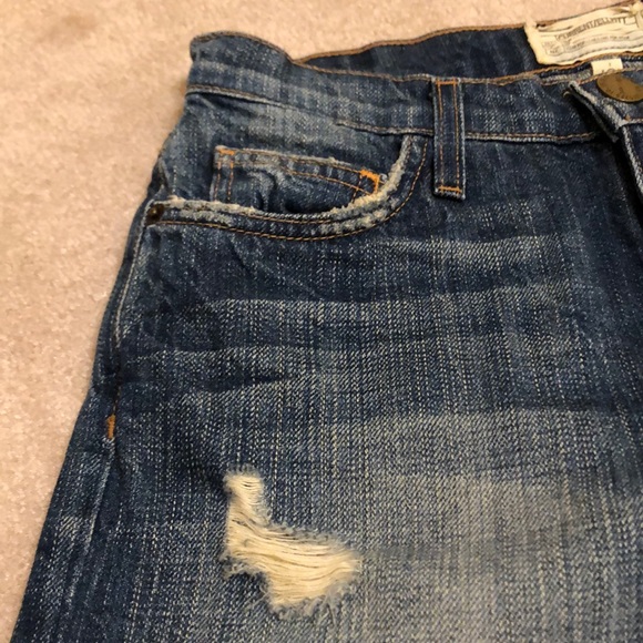 Current/Elliott Vintage Straight Cutoff Shorts - Picture 4 of 8